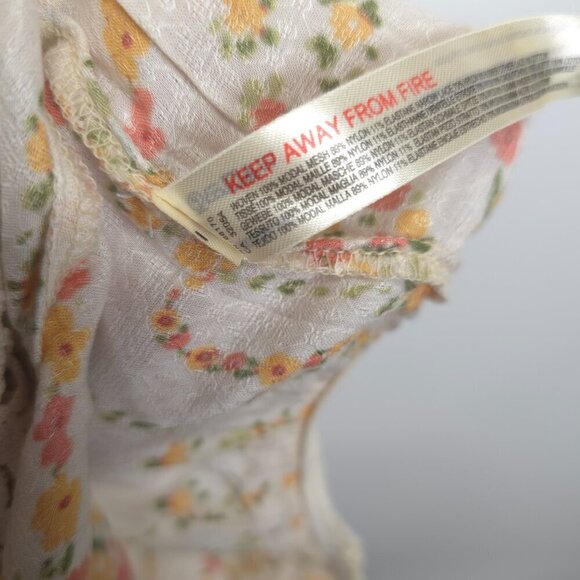 Intimately Free People Bali Tate Mixed Media Bodysuit in Cream Medium - Picture 13 of 14